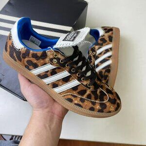 Adidas x Wales Bonner Samba Pony Leopard Print Women's Size 7